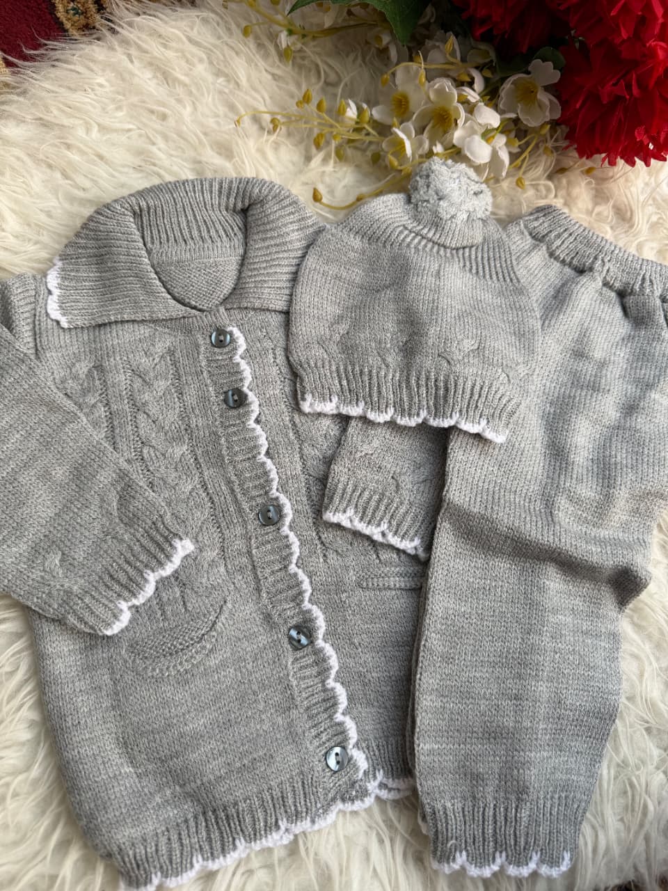 Premium Knitted Suit for Girls – Elegant, Soft & Stylish