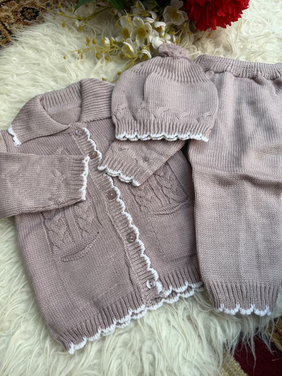 Premium Knitted Suit for Girls – Elegant, Soft & Stylish