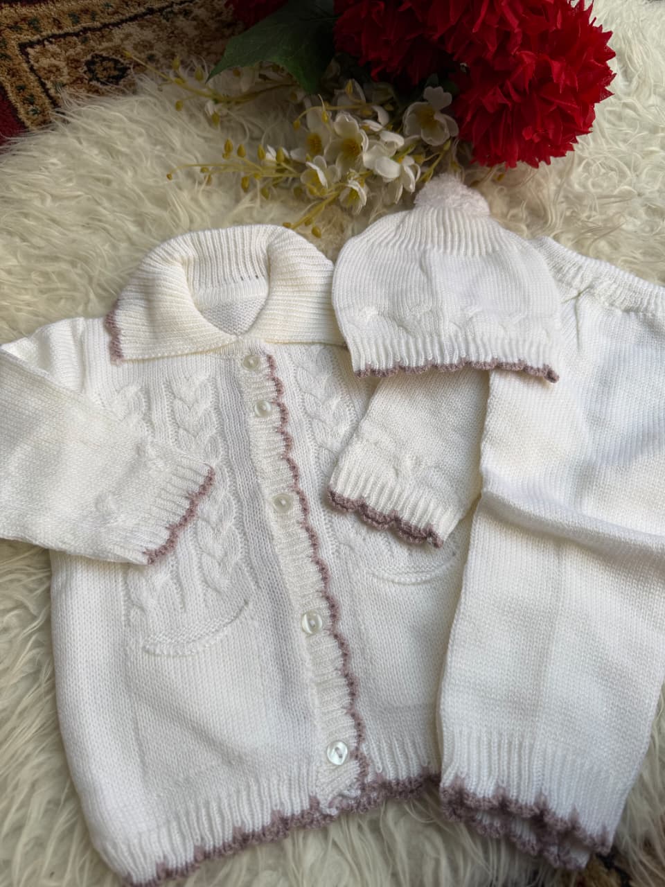 Premium Knitted Suit for Girls – Elegant, Soft & Stylish