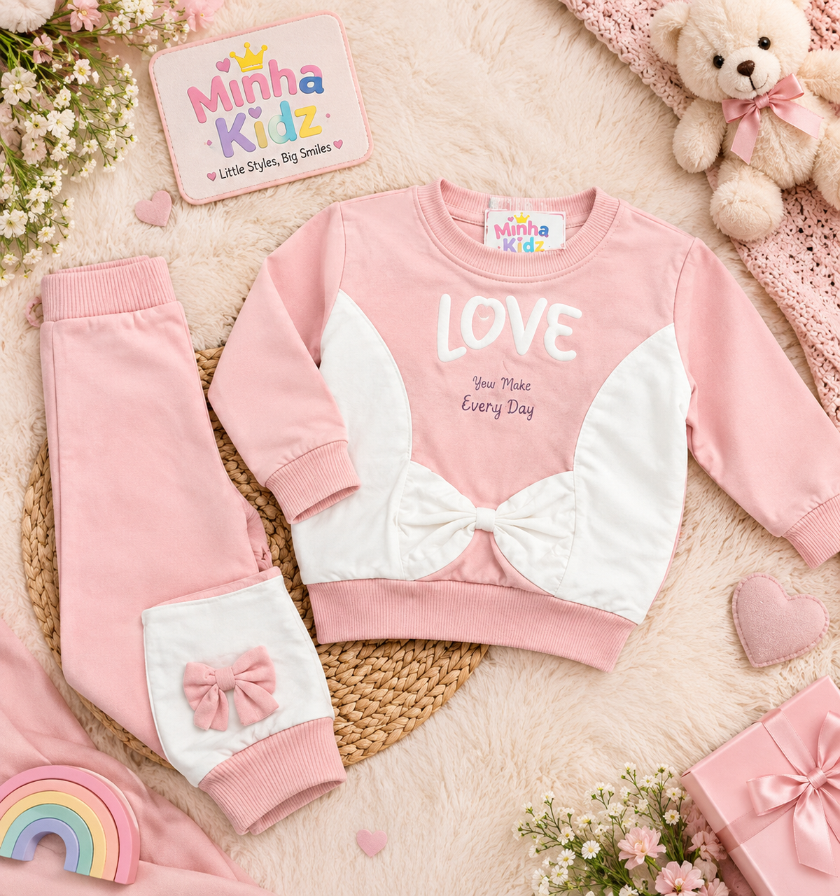 Premium Winter Suit for Girls with Warm Fleece Inner