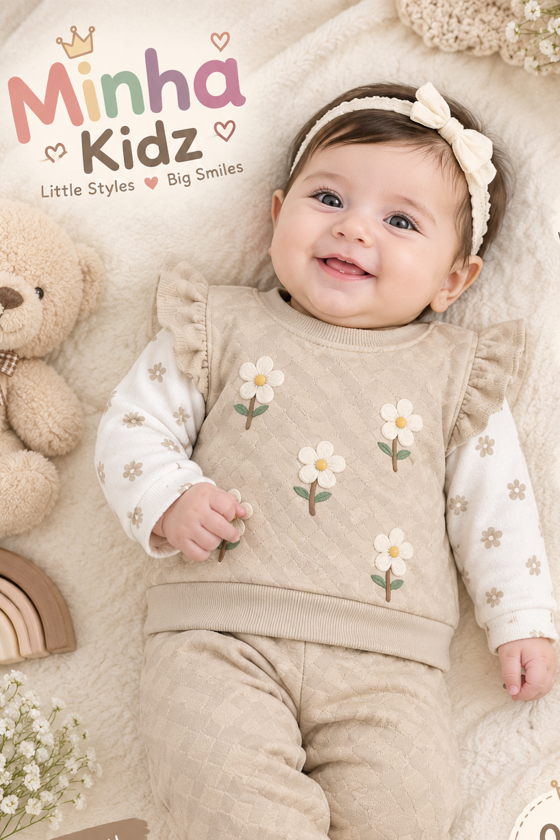 Premium Winter Suit for Girls with Warm Fleece Inner