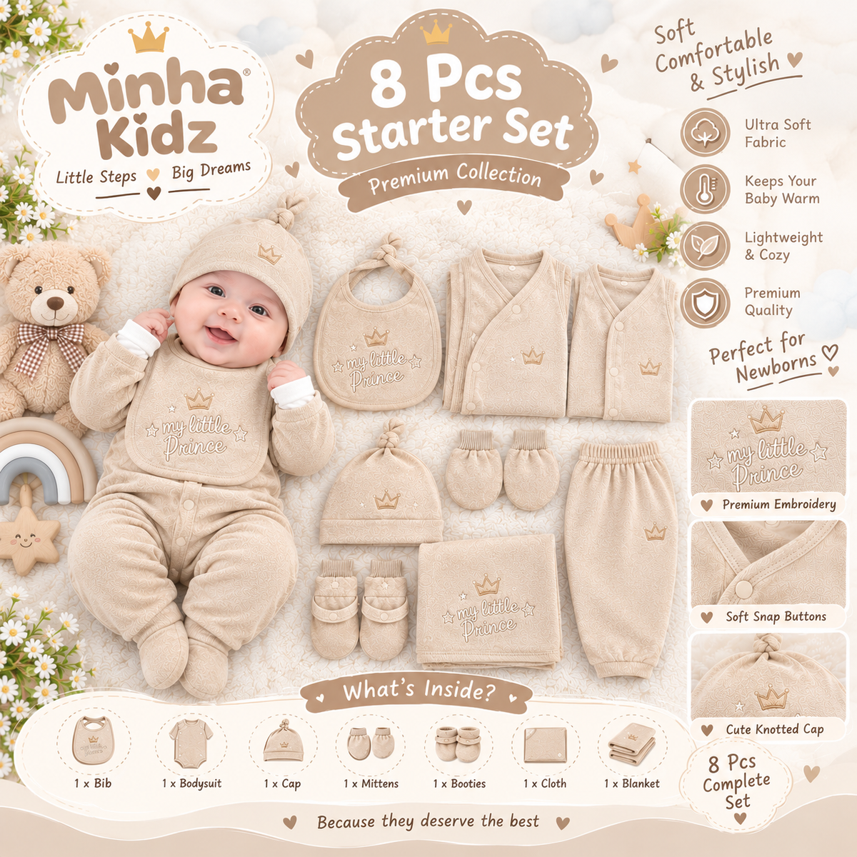 8 piece winter starter set
