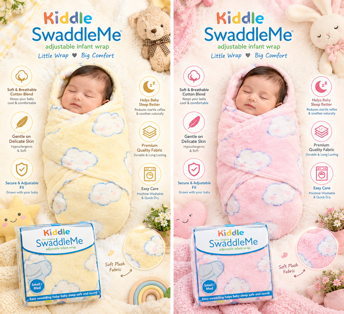 Premium Furry Baby Swaddle Sheet – Ultra-Soft & Cozy Wrap