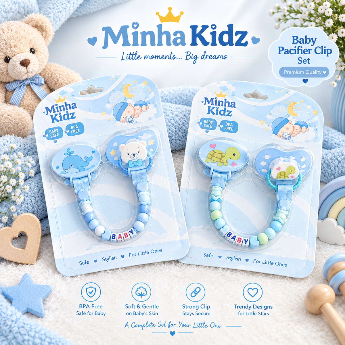 Premium BPA-Free Silicone Baby Pacifier