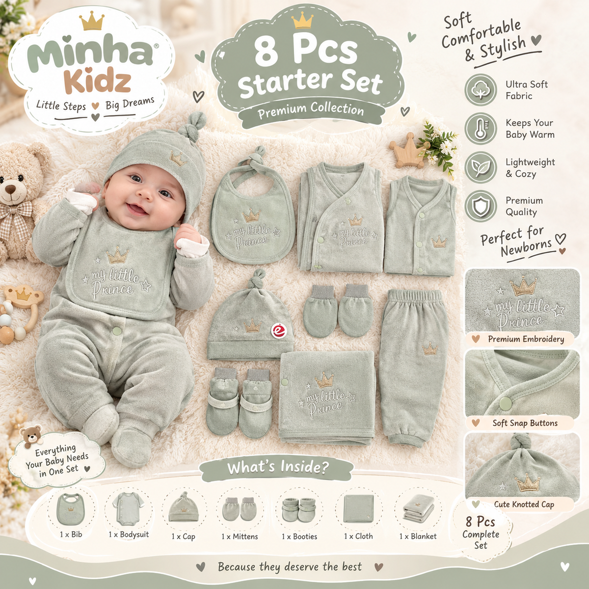8 piece winter starter set